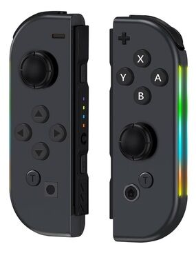 Nintendo Switch Controller Replacements (2 pcs) RGB OLED-BLACK
